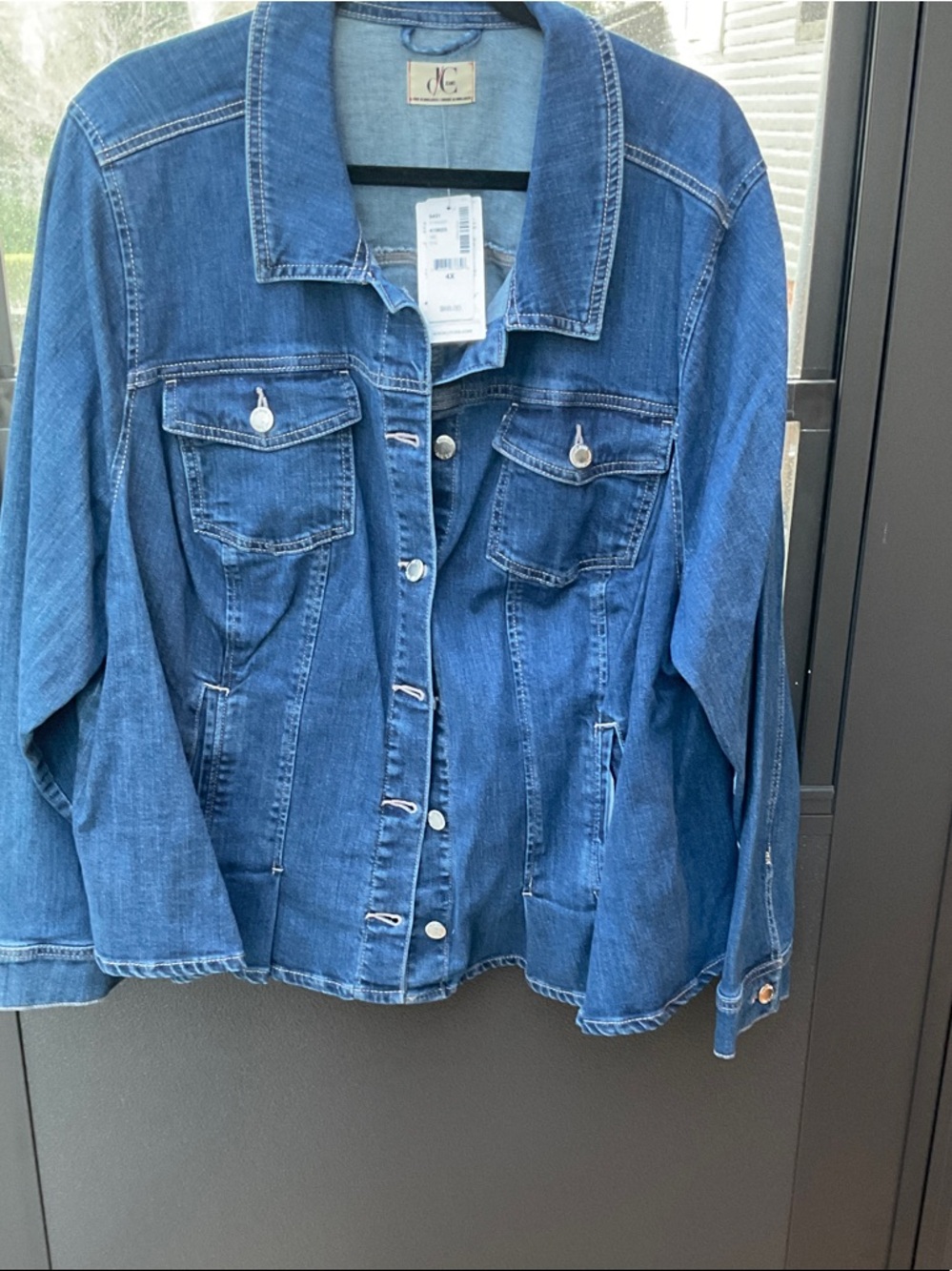 Penningtons Blue Denim Jean Jacket NWT